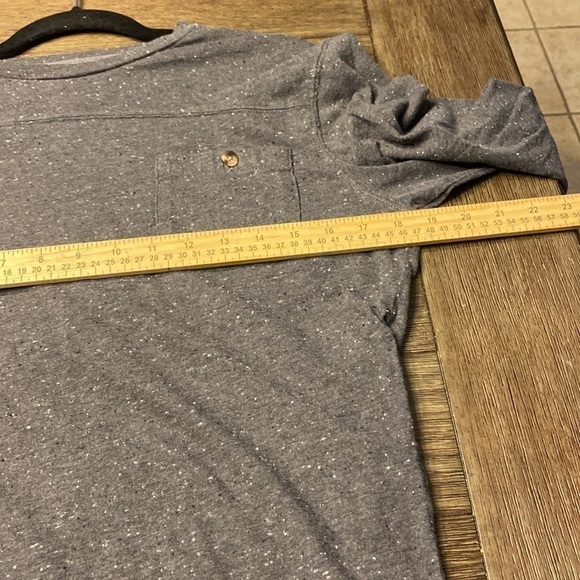 Vans  off the wall Medium men tshirt front pocket space gray short sleeves - Picture 7 of 8